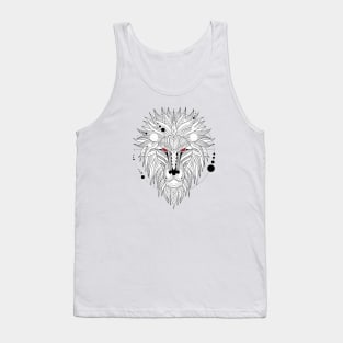 Geometric Lion Tank Top